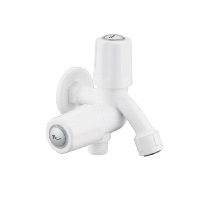 2 Way Bib Cock with Flange - EGL-106