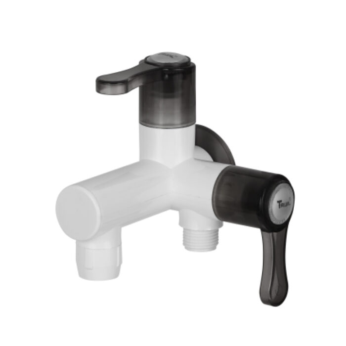 2 Way Bib Cock with Flange - NEM-106