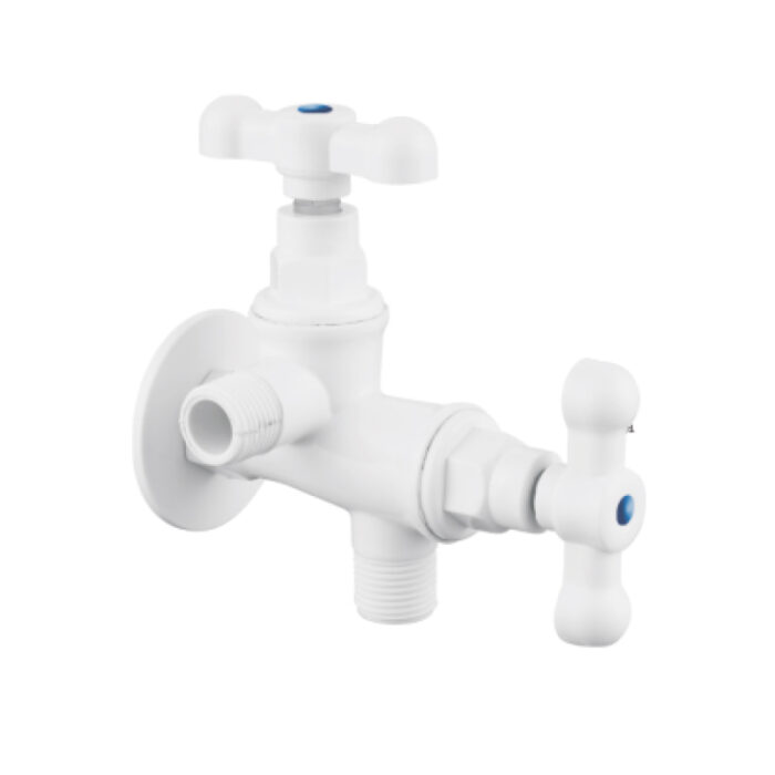 2 Way Angle Cock with Flange - TEE-105